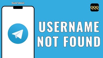 HOW TO FIX TELEGRAM APP USERNAME NOT FOUND