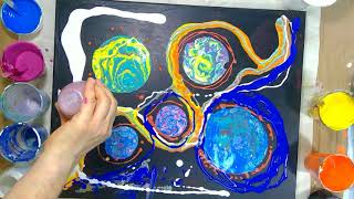 Acrylic pour using Pipe coupling