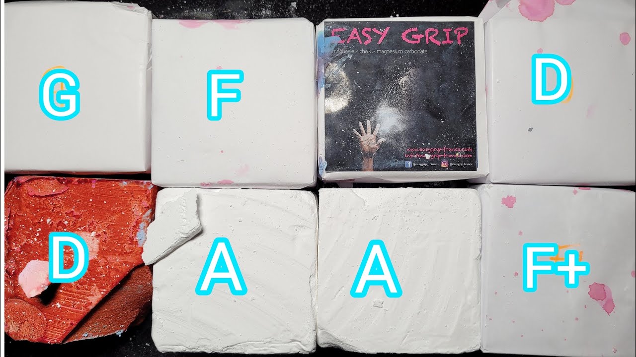 Easy Grip Gym Chalk Blocks & Snowflakes #asmr #gymchalk