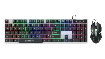 ZEBRONICS Trion Gaming Combo Unboxing and Review: Budget RGB Keyboard & Mouse Worth Buying? 🎮✨