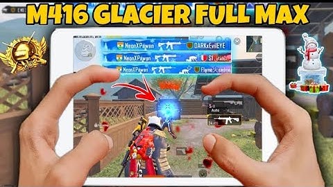 🔥POWER OF M416 GLACIER FULL MAX HANDCAM SAMSUNG,A3,A5,A6,A7,J2,J5,J7,S5,S6,S7,59,A10,A20,A30,A50,A70
