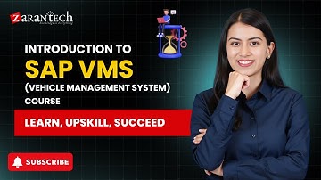 Introduction to SAP VMS (Vehicle Management System) Course | ZaranTech