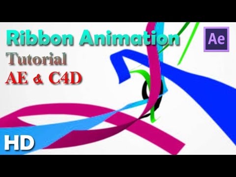 Ribbon Animation Tutorial Aftereffects Cinema4d Youtube