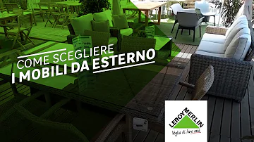 Come scegliere mobili da giardino?