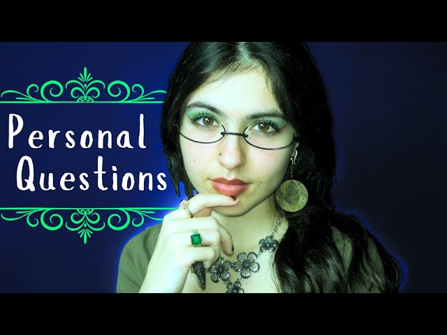 ASMR || asking you "personal" questions 😈