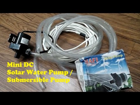 Mini 12v DC Solar Water Pump / Submersible Pump.