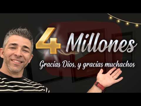 Llegamos a 4 MILLONES ❤️ | Gracias, muchachos - Gracias Dios