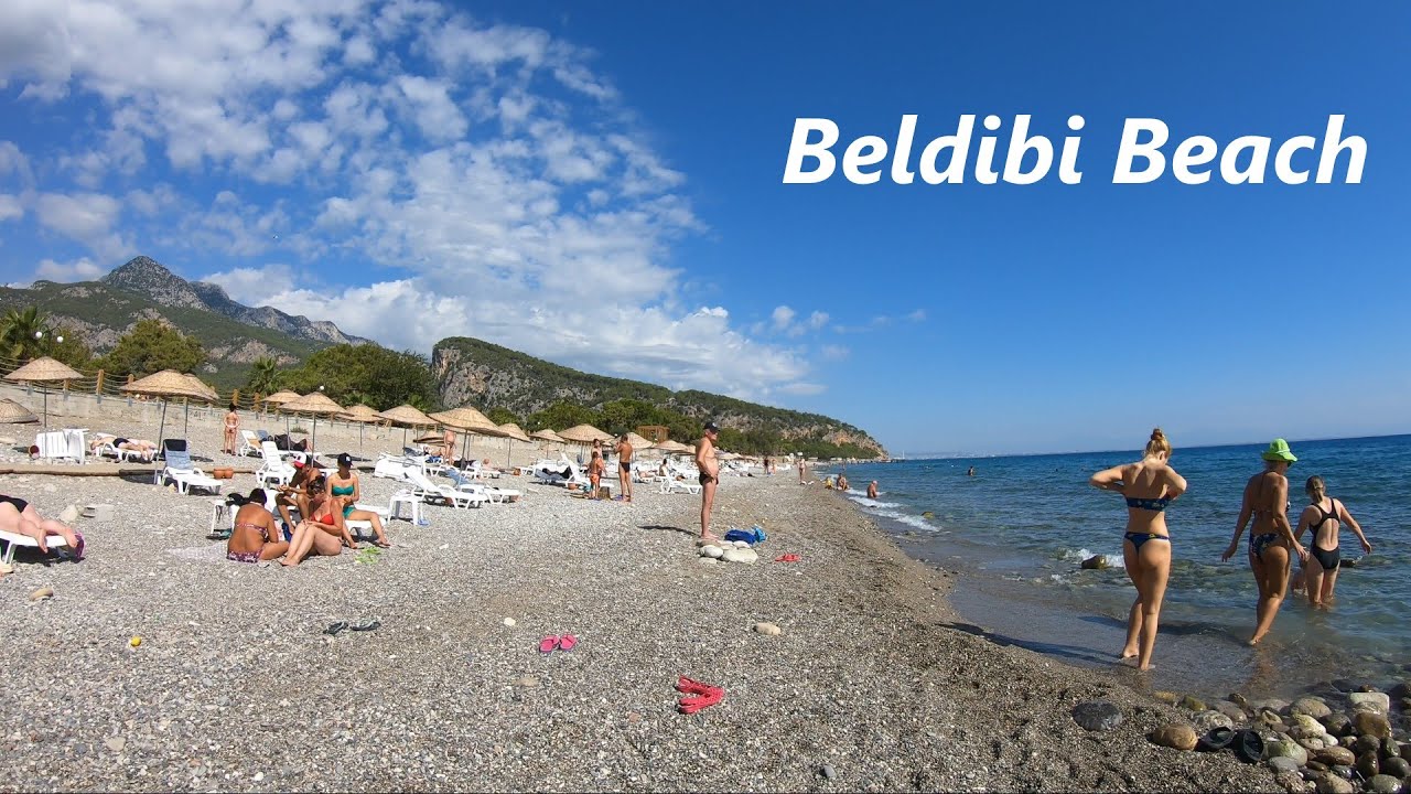 Centrum Beldibi 🇹🇷Experience the Beauty of Turkey: Central Beldibi Beach Walking Tour 🌴 ...