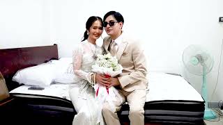 งานมงคลสมรส👰คุณปาริฉัตร ลอยฟู(แป๋วแหวว)🤵คุณอานนท์ บุญเทียม(ทรอส)