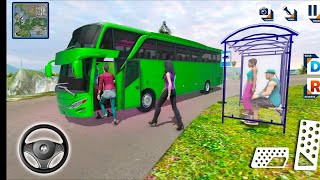 ffroad Bus Drive Simulator 3D - hill Real Bus Mountain Driving - GamePlay #bus #busrace screenshot 5
