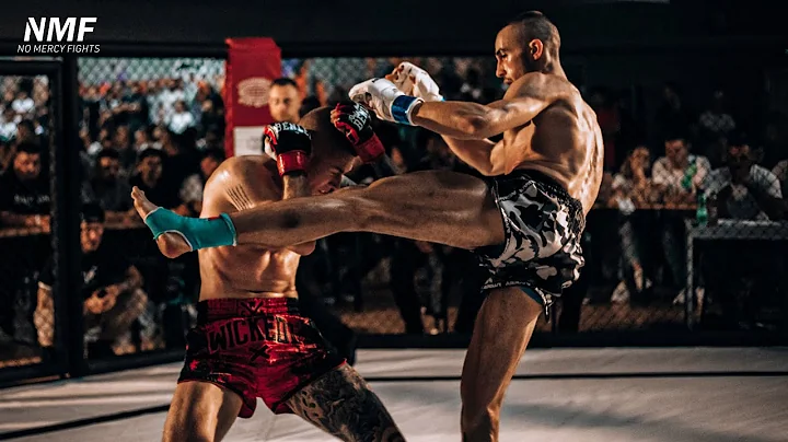 MUAY THAI WITH MMA GLOVES | LASKOWSKI vs TISINI | ...