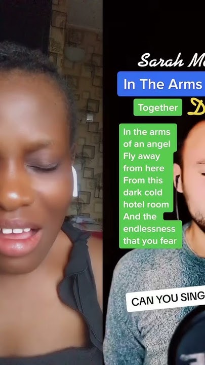 Karaoke In The Arms Of An Angel In the arms of an Angel duet…. #explorepage #duet #duetsinging #music #