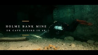 UK Cave Diving  Holme Bank Chert Mine in 4K