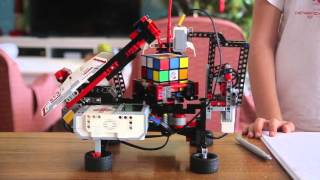 MindCub3r - built by Jemima, designed by David Gilday