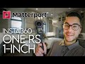 Smaller  faster camera setup for matterport tours  insta360 one rs 1inch bts does it work