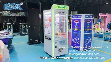 EPARK 9 Lots Key Master Gift Claw Arcade Games Vending Machine Toy Claw Crane Game Machine