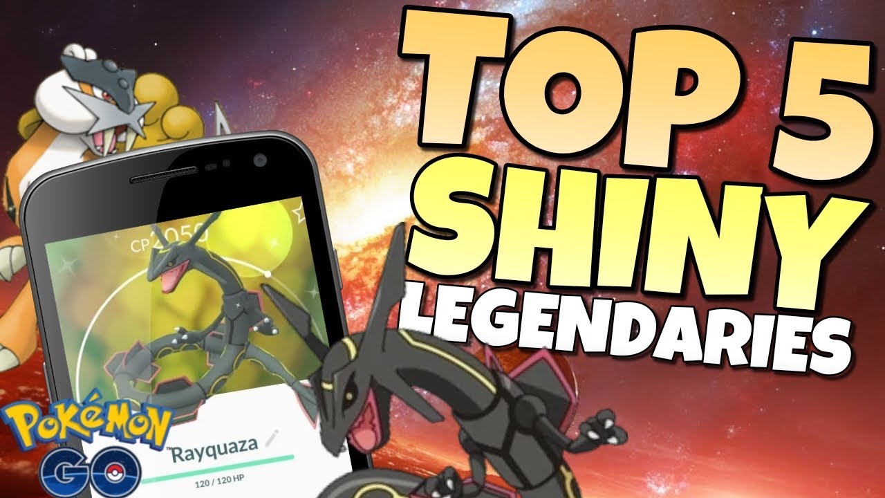 THE TOP 5 LEGENDARY SHINIES Currently in Pokémon GO! YouTube