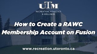 How to Create a RAWC Membership Account