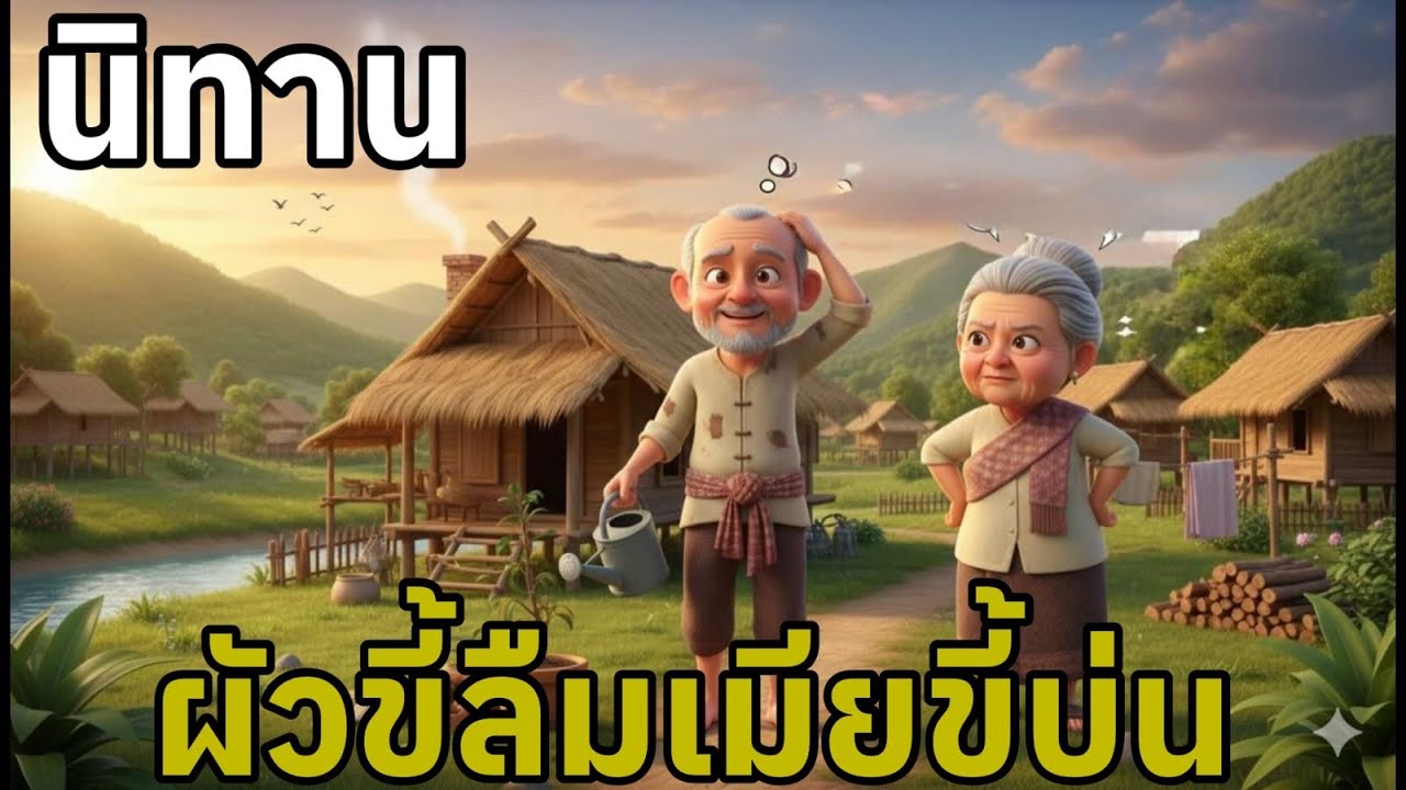 นิทาน⭐️ผัวขี้ลืมเมียขี้บ่น⭐️#นิทานก่อนนอน #นิทานพื้นบ้าน ##นิยาย 