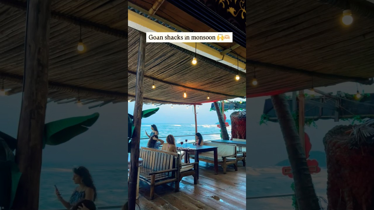 Goa shacks in monsoon 