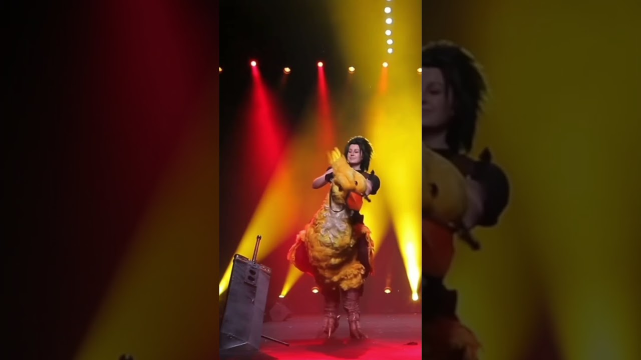 Zack Fair on a Chocobo Cosplay! 🐤 Final Fantasy VII Crisis Core Cosplay 