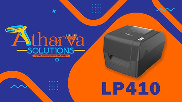 LP410  PRINTER DEMO VIDEO  CONTACT ATHARVA SOLUTIONS FOR INFINITE BARCODING SOLUTION