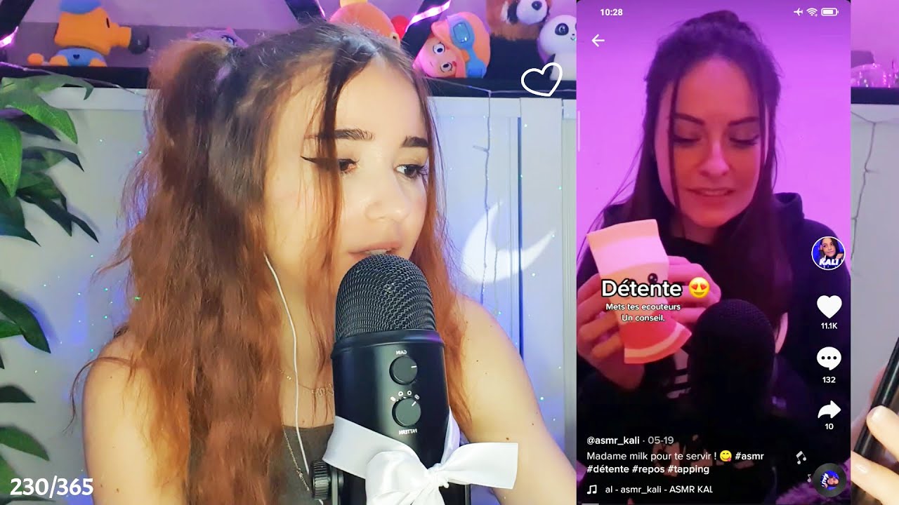ASMR Je réagis à des Tiktok Asmr
