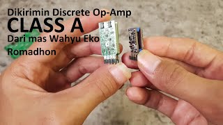 Review Discrete Op-amp Mr.Elliot dan Anistardi class A yang dibuat oleh Wahyu Eko Romadhon