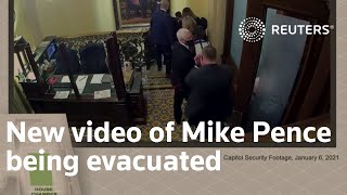Impeachment: Stacey Plaskett shows unseen video of Capitol riot and moment Mike Pence was evacuated
