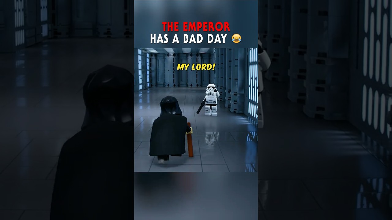 The Emperor Has a Bad Day 😂 | CSG #Shorts | #LEGOStarWarsTheSkywalkerSaga #RobotChicken #LEGO #Memes
