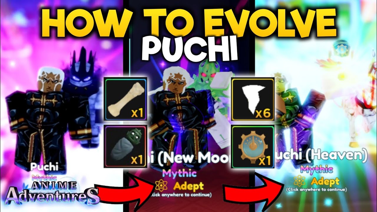 How To Evolve Pucci In Anime Adventures - Gamer Tweak