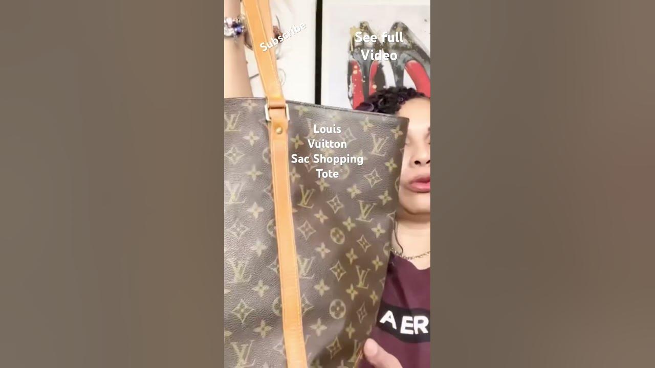 🌞 Why the Louis Vuitton Sac Shopping Tote Is Worth Every Penny #lvmonogram  #louisvuitton #lvbag 
