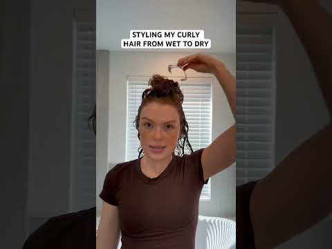 Styling My Curly Hair From Wet to Dry! @AmandaAsad
