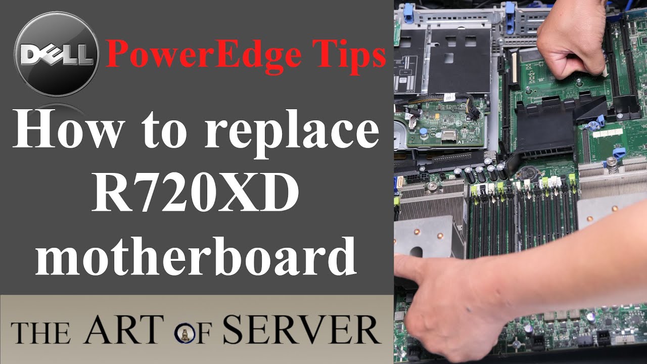 How To Replace Dell R720XD R720 Motherboard Backplane PowerEdge How To Replace Dell R720XD R720 Motherboard Backplane PowerEdge