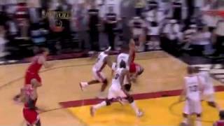 Dwyane Wade - Flash Blocks Again (Heat vs Bulls Eastern Conference Finals 2011)