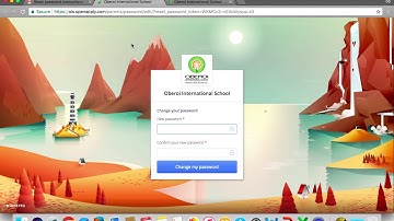 OpenApply - reset password