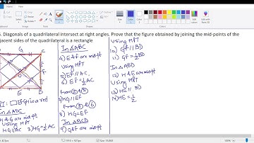 Class 9 Mid Point Theorem Ex 12A (part 2 of 4)