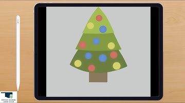 Procreate Art on the iPad! Animated Christmas Tree!