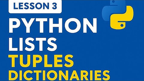 Python Data Structures Explained | Lists, Tuples, Dictionaries & Sets for Beginners @CodeWithKamate 