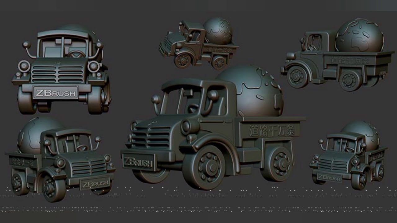 Machines Created Using ZBRUSH Software.