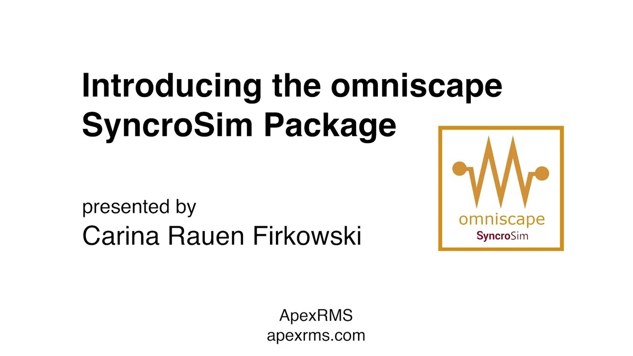 Introducing the omniscape SyncroSim Package