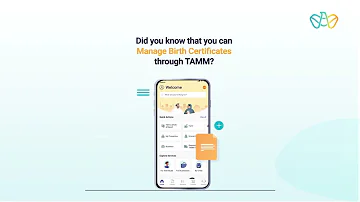 You can Manage Birth Certificate through Government Unified Ecosystem TAMM