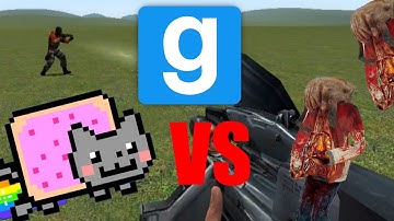 GMod - Ep. 1: Nyan Cat vs Zombies (BATTLE)