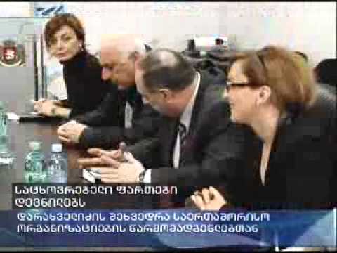 შეხვედრა დევნილთა სამინისტროში