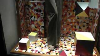 Hermes, Geometic installation, Visual Merchandising, Retail, London