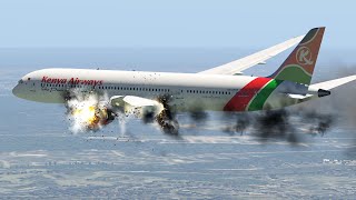 Boeing 787 Forced To Emergency landing In A Field After Engine Exploded |Xplane 11