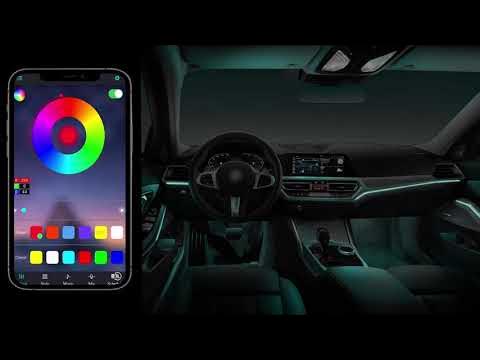 Govee Accessoire Voiture Interieur Bande LED RGB Auto, Decoration