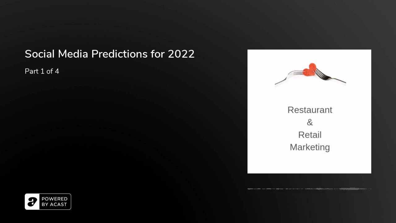 Social Media Predictions for 2022