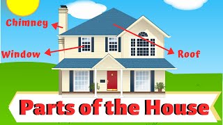 Educational Video for Kids - Parts of the House Vocabulary - ESL English Vocabulary for Beginners