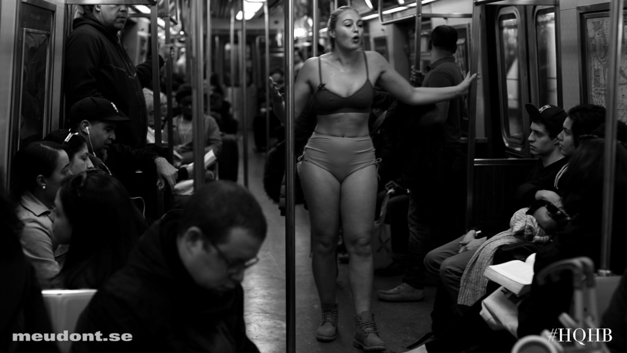 I Stripped Down On A NYC Subway To Prove My Point | SELF-CARE Sundays |  iskra - YouTube